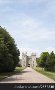 Exterior Of Stately Home