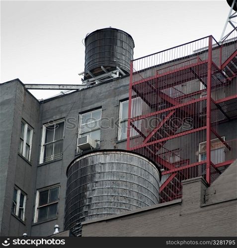 Exterior or a building in Manhattan, New York City, U.S.A.