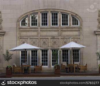 Exterior Patio at the Ritz Carlton, Golden Square Mile, Montreal, Quebec, Canada