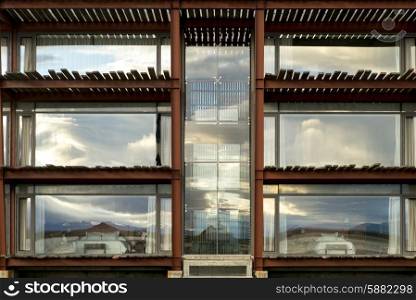 Exterior view of The Singular hotel, Puerto Natales, Patagonia, Chile