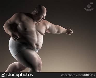 extremally fat man