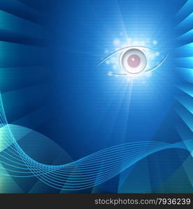 Eye Background Showing Sight Observing And Vision&#xA;