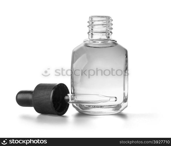 Eye Dropper Bottle Isolated with clipping path on a white background