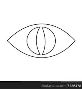 Eye icon illustration design