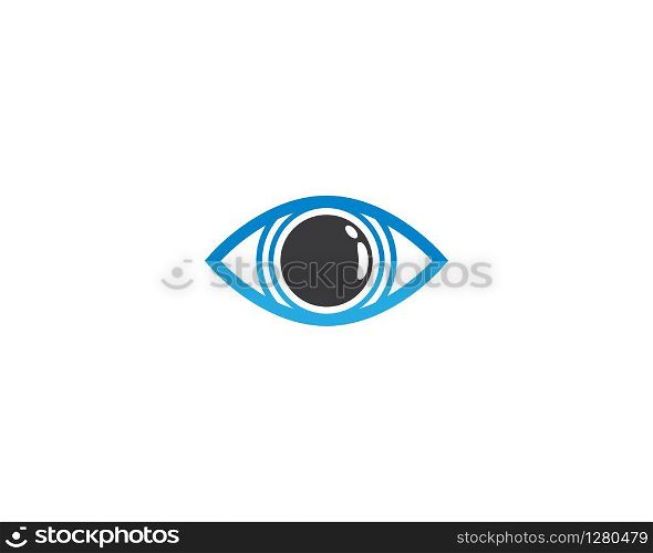 Eye symbol vector icon illustration design