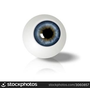 eyeball on white background - computer generated for your projects