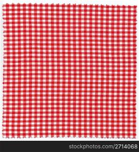 Fabric. Checker fabric cloth useful as a background