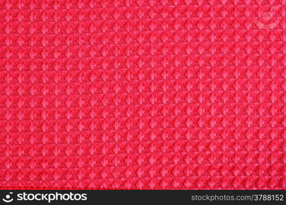 fabric, cloth. Towel, red background