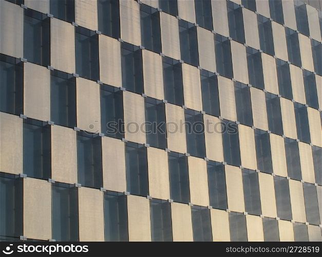 Fabric of windows of a modern skyscrapers