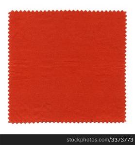 Fabric sample. A fabric sample isolated over white background
