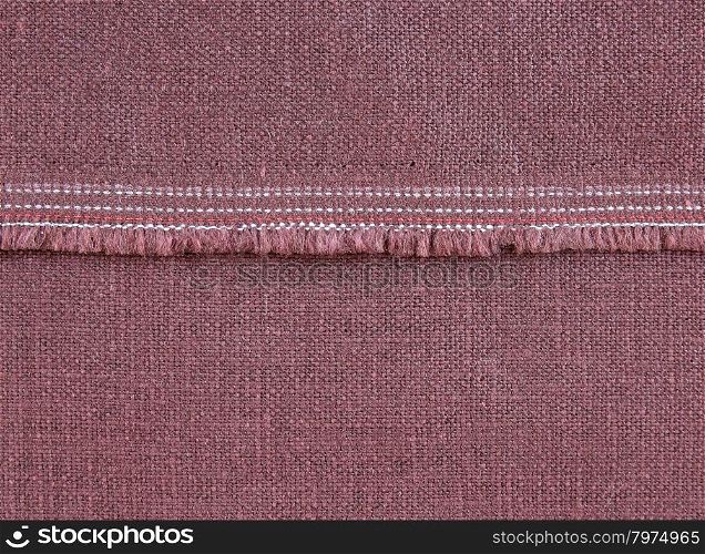fabric texture with seam