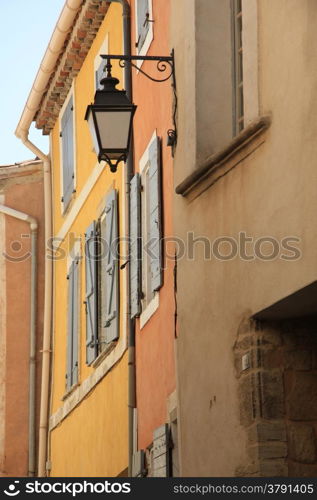 Facade detail of a traditional Provencal house