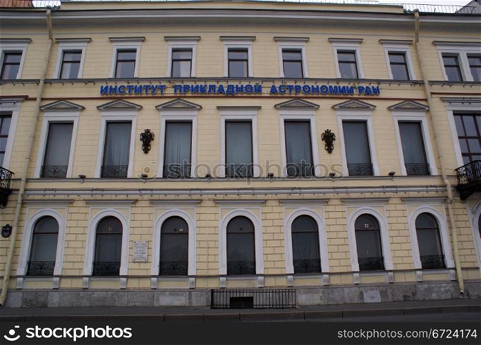 Facade in St-Petersburg