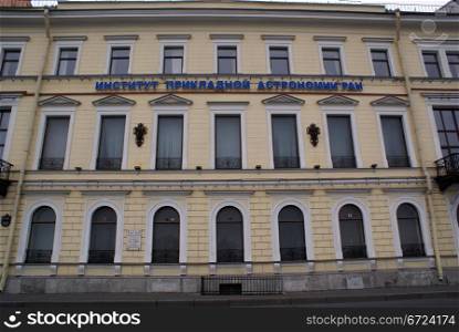 Facade in St-Petersburg