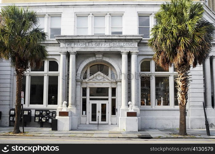 Facade of a building, Charleston, South Carolina, USA