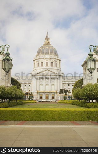 Facade of a building, City Hall, San Francisco, California, USA