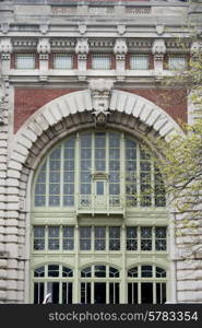 Facade of a building, Ellis Island, Jersey City, New York State, USA
