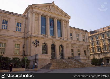 Facade of a building, Nice, France