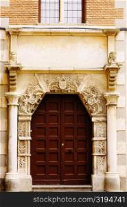 Facade of a building, Toledo, Spain
