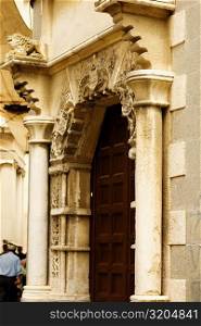 Facade of a building, Toledo, Spain