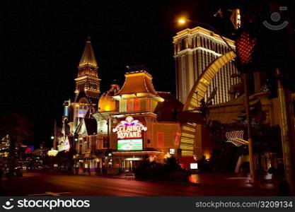 Facade of a casino, Las Vegas, Nevada, USA