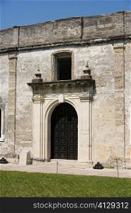Facade of a castle, Castillo De San Marcos National Monument, St Augustine, Florida, USA