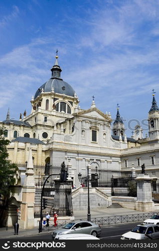 Facade of a cathedral, Royal Cathedral, Madrid, Spain