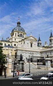 Facade of a cathedral, Royal Cathedral, Madrid, Spain