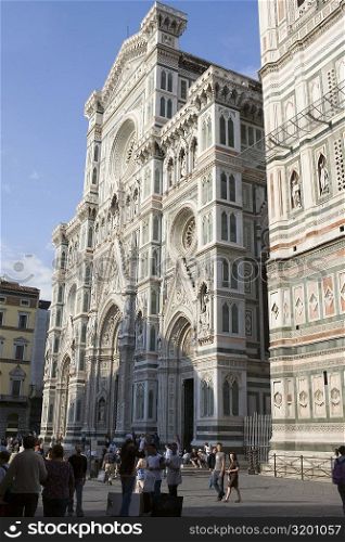 Facade of a church, Duomo Santa Maria del Fiore, Florence, Italy