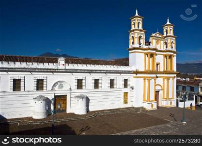 Facade of a church, San Cristobal De Las Casas, Chiapas, Mexico
