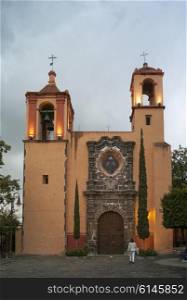 Facade of a church, San Miguel de Allende, Guanajuato, Mexico