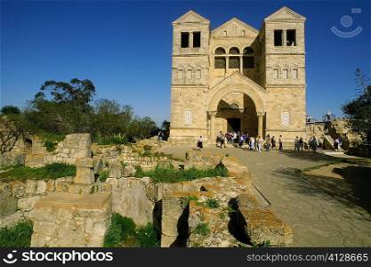 Facade of a church, Transfiguration Church, Mt Tabor, Israel
