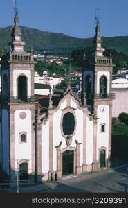 Facade of a church, Vila Nova de Cerveira, Minho, Portugal