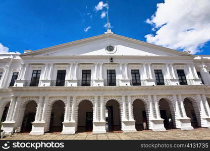 Facade of a city hall, San Cristobal De Las Casas, Chiapas, Mexico