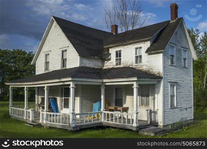 Facade of a house, Blackville, New Brunswick, Canada