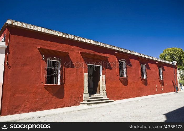 Facade of a house, Oaxaca, Oaxaca State, Mexico