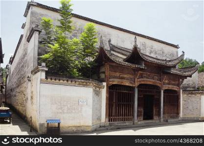 Facade of a house, Xidi, Anhui Province, China