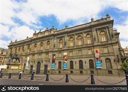 Facade of a museum, National Museum of Art, Mexico City, Mexico