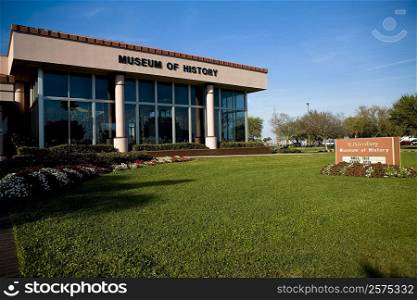 Facade of a museum, St. Petersburg Museum Of History, St. Petersburg, Florida, USA