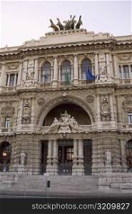 Facade of a palace, Palazzo Di Giustizia, Rome, Italy