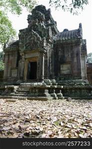 Facade of a temple, Angkor Wat, Siem Reap, Cambodia