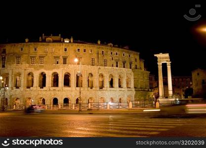 Facade of an amphitheater, Coliseum, Rome, Italy