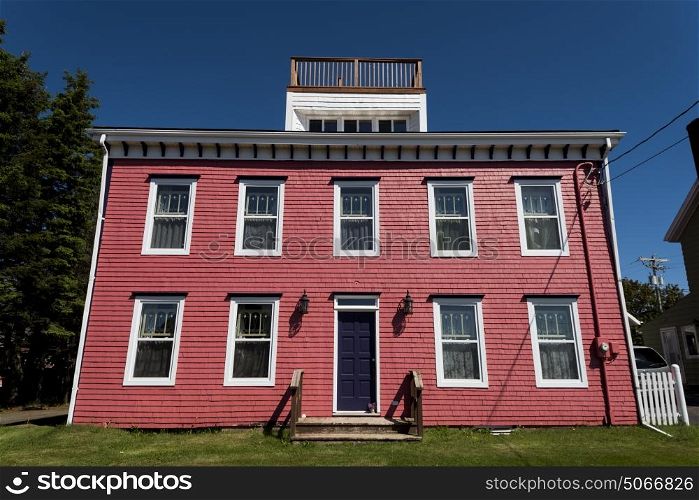 Facade of building, Victoria, Prince Edward Island, Canada