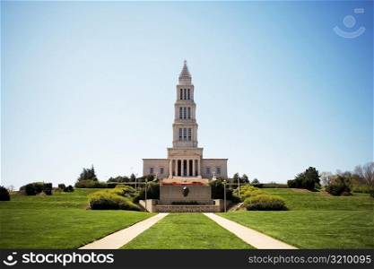Facade of George Washington Masonic National Memorial, Alexandria, Virginia, USA
