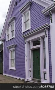 Facade of house, Lunenburg, Nova Scotia, Canada