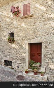 Facade of Italian home