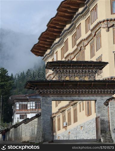 Facade of Namgay Heritage Hotel, Thimphu, Bhutan