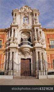 Facade of Palace of San Telmo, Seville, Spain