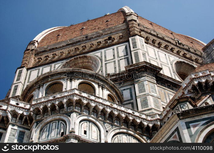 Facade of Santa Maria di Fiore Cathedral, Florence, Italy