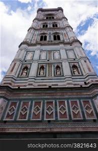 Facade of the Basilica di Santa Maria del Fiore (Basilica of Saint Mary of the Flower), the main church of Florence, Italy